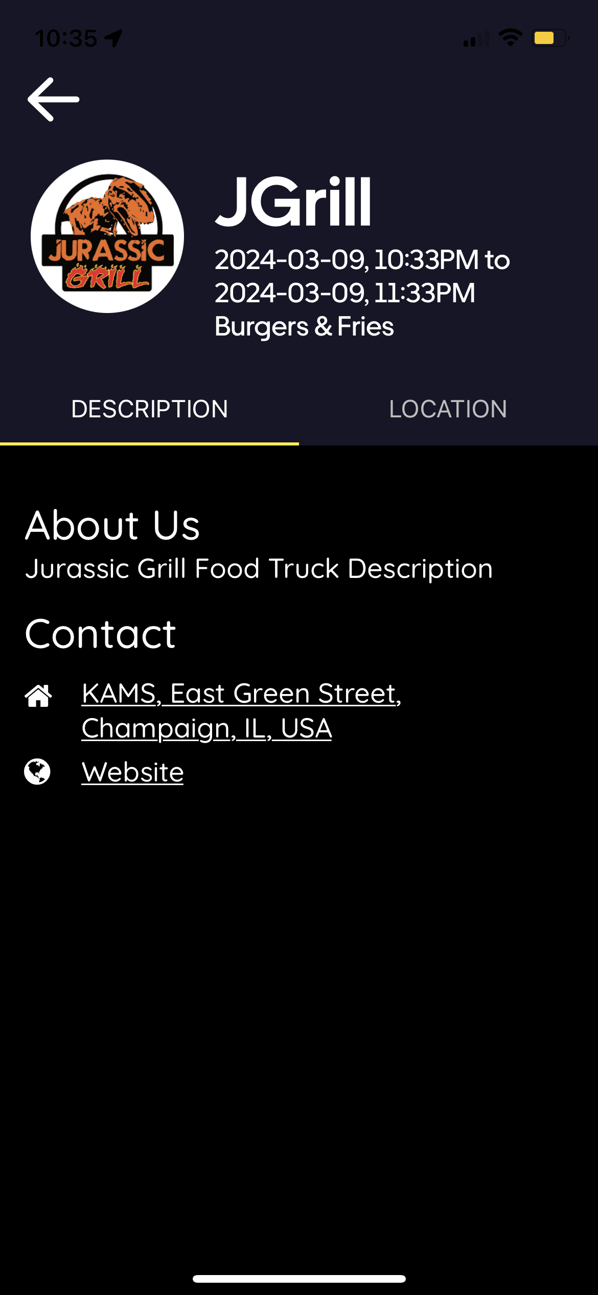 StreetBytes vendor info